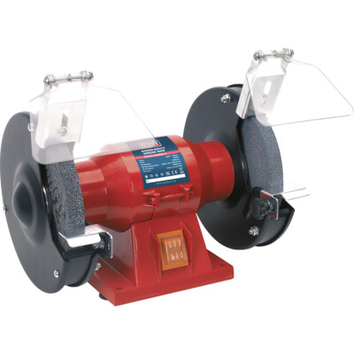 150 mm Kompakt-Tischschleifer 150 W Induktionsmotor - grobe & feine Schleifsteine