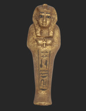 HANDMADE  PHARAONIC ANCIENT EGYPTIAN ROYAL Ushabti Statue Servant Egypt (BS)