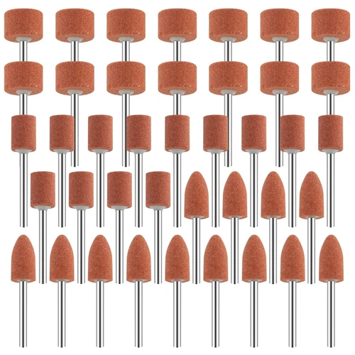 Brocas de lijado para herramientas rotativas Dremel, brocas para amolar con vást
