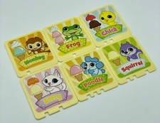 Leap Frog Scoop And Learn Ice Cream Cart Replacement Parts- Set Of 6 Menu Cards