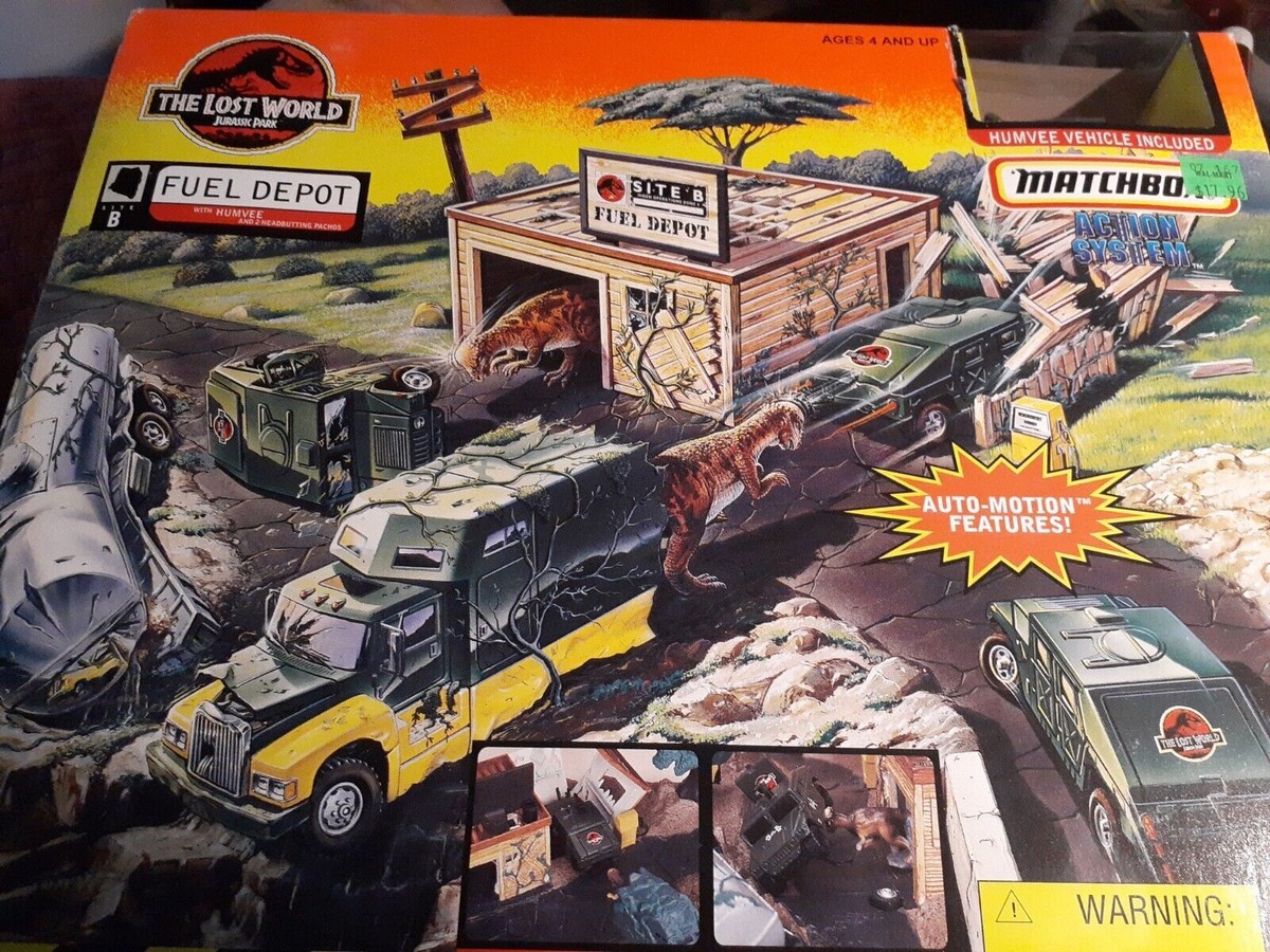 The Lost World Jurassic Park Matchbox Site B Fuel Depot