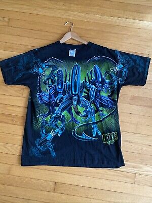 Vintage Operation Aliens Shirt 1990s All Over Print Movie Vintage Operation Aliens Shirt 1990s All Over Print Movie