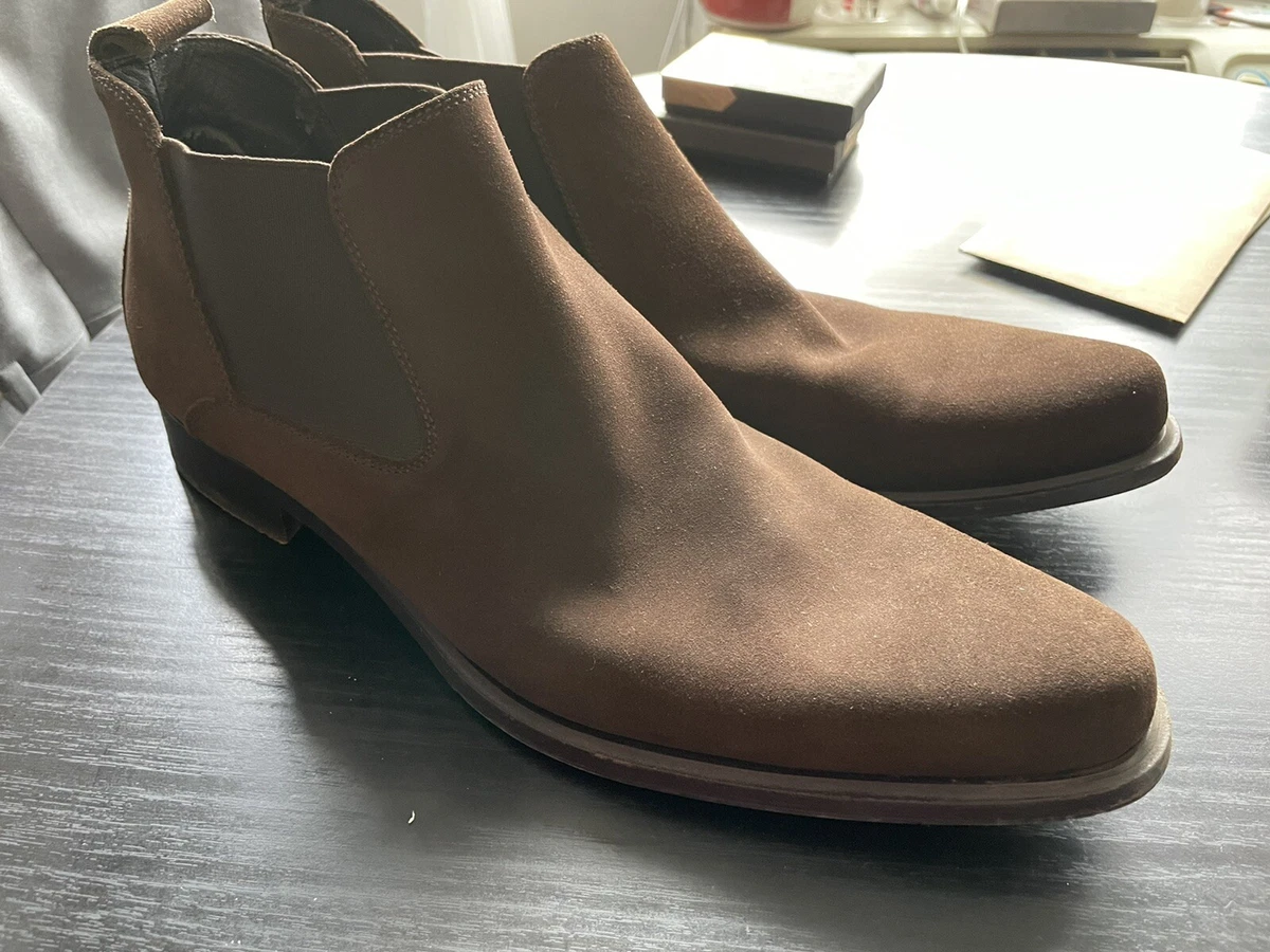 Zegna Suede Chelsea Size 12 EE | eBay