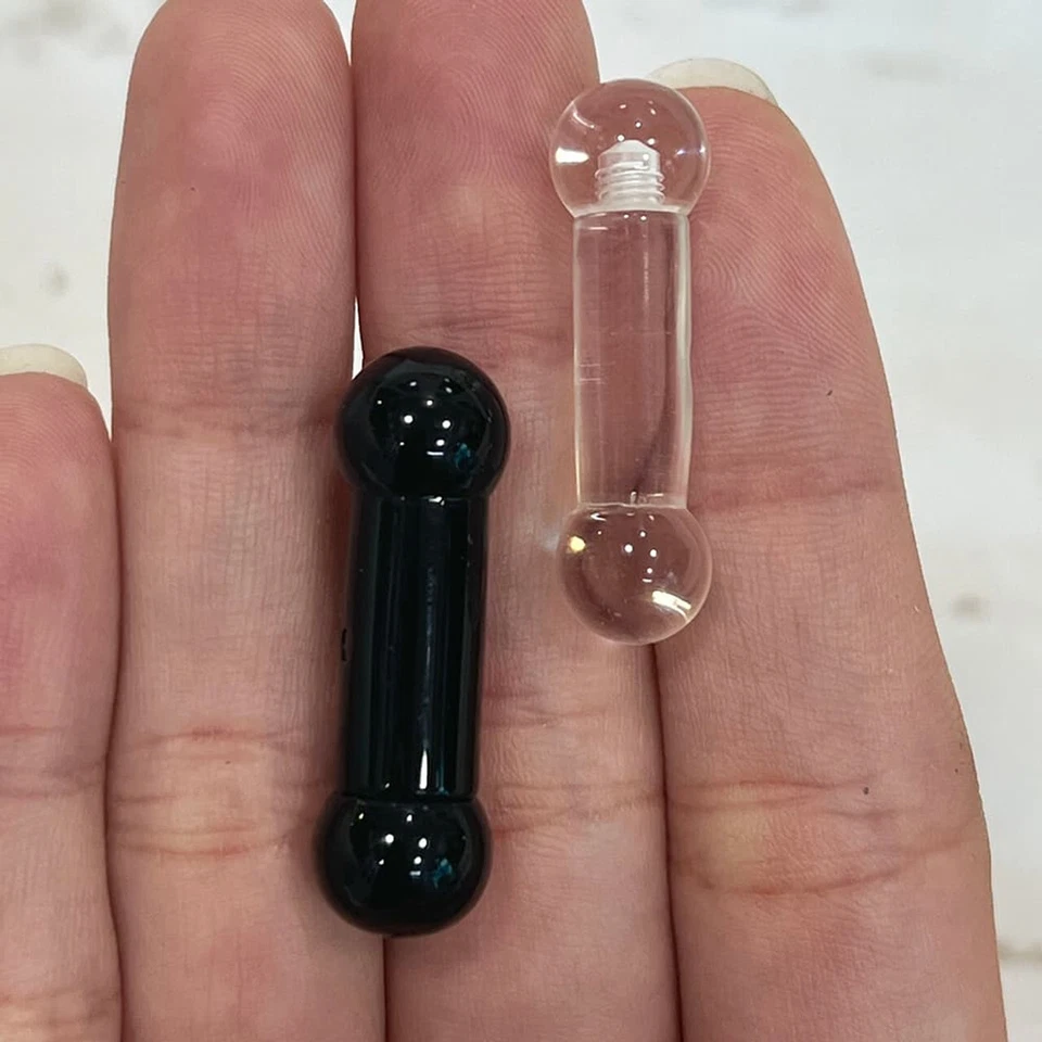 Barra recta acrílica UV 0G anillo de lengua 5/8" pulgadas 15 mm barra perforadora calibre 0 Foto 2 de 2