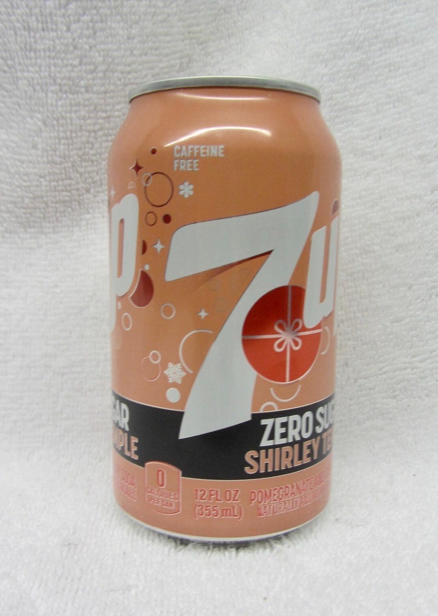 7UP Shirley Temple Soda Zero Sugar - Pomegranate & Cherry