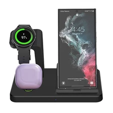 3in1 Fast Vertical Charging Station For Samsung Galaxy Watch Ultra S25 Edge S24+