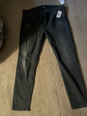 NWT HUDSON Ankle Krista Super Skinny JR Women Premium Designer Gray Jeans Sz 31