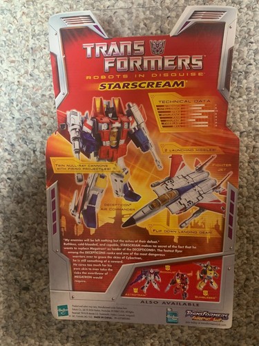 Transformers Classics Universe Starscream Deluxe Class Jet Robots In Disguise - Picture 2 of 2