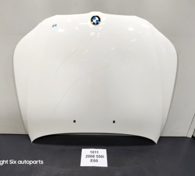  04-10 OEM BMW E60 E61 535 550 Front Hood Bonnet Panel Shell Alpine White 300 