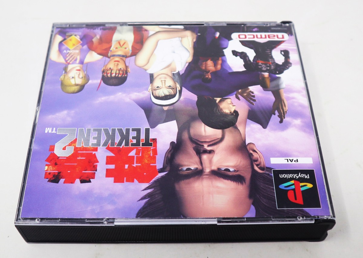 VINTAGE 1996 90s PLAYSTATION 1 PS1 NAMCO TEKKEN 2 VIDEO GAME PAL