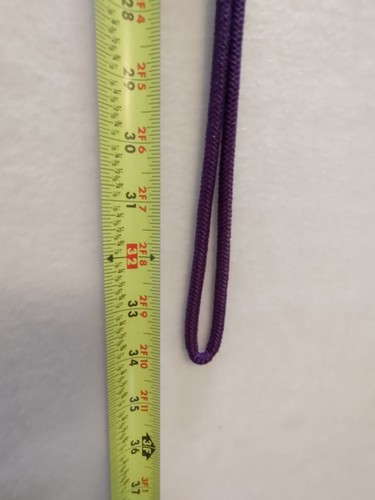 VTG Women's Statement Belt Woven Braided Fabric Cord Rope Burgandy Gold 34+ " - Picture 8 of 8