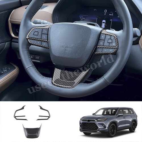 Juego de 45 piezas de cubierta interior de fibra de carbono para Toyota Grand Highlander 2024 2025 - Imagen 18 de 48