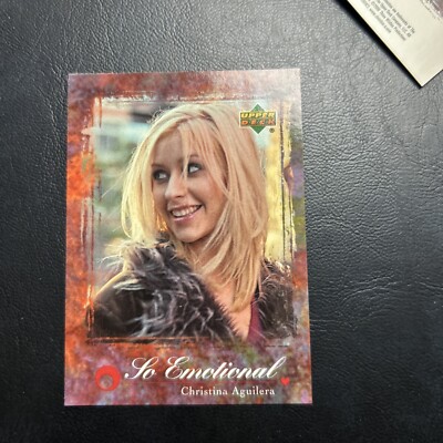 Jb3a Christina Aguilera, 2000 Upper Deck Reflection #33 So Emotional