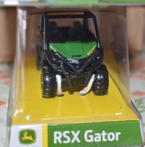 John Deere RSX Gator Utility Vehicle Toy TOMY ERTL Iron  LOT OF 2 NEW - Picture 6 of 8