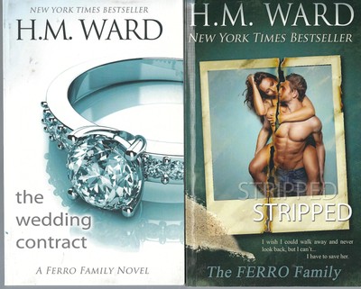 The Wedding Contract And Stripped Ferro Family Novels By H M Ward 1st Ed Pbs Ebay
