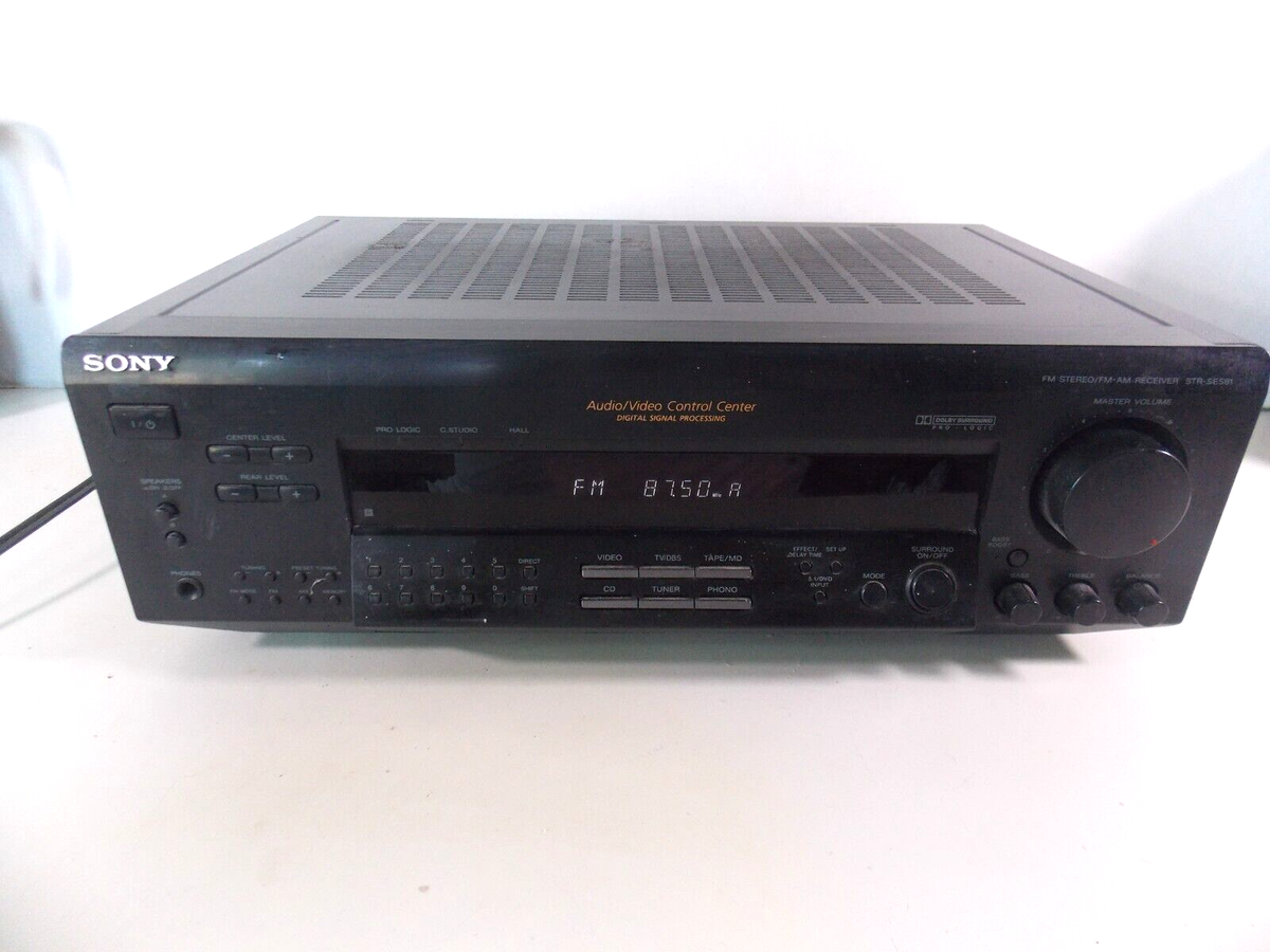 Sony STR-SE581 Audio Video Control Center FM-AM Receiver Not Sony STR-SE581 Audio Video Control Center FM-AM Receiver Not