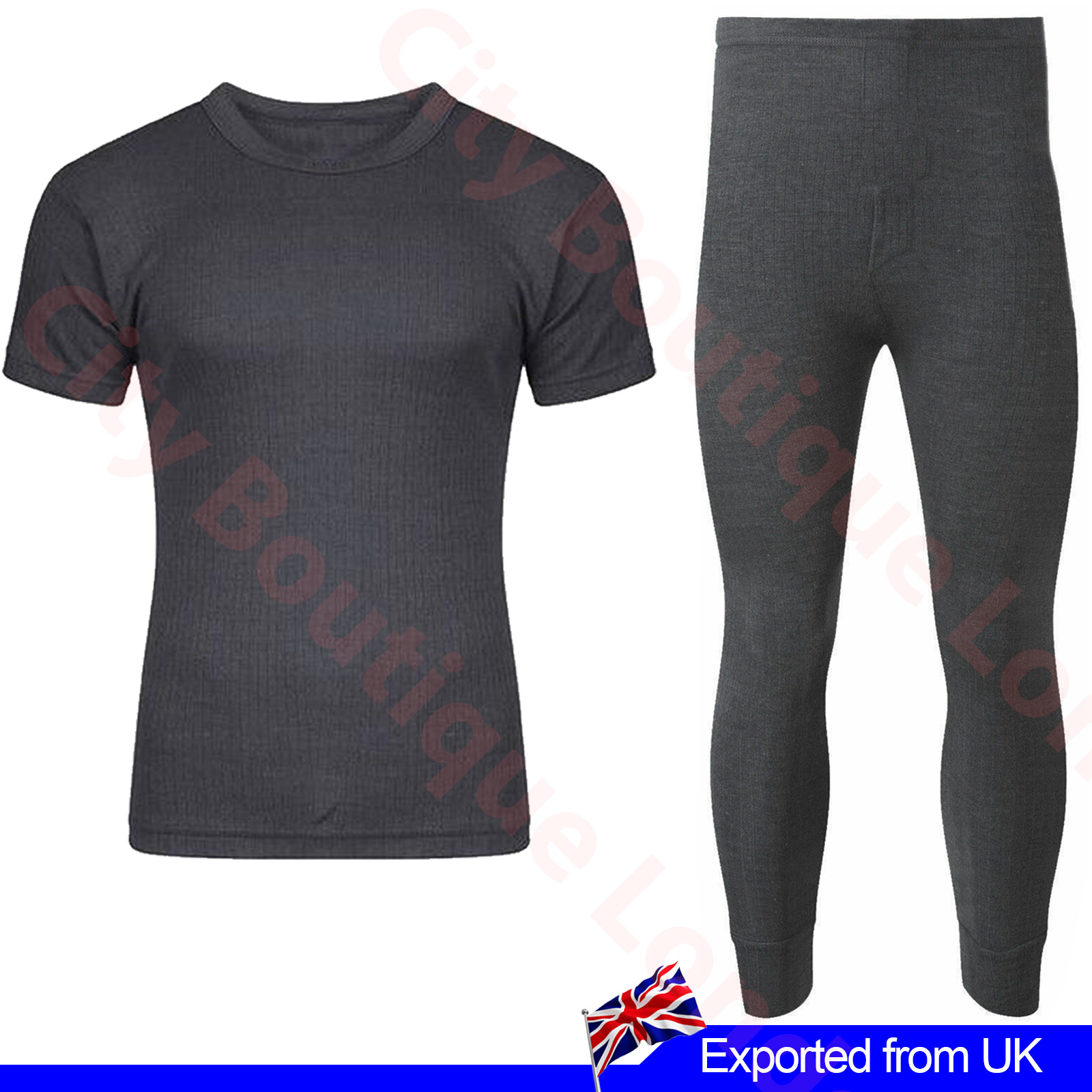 Mens Winter Long Johns TShirt Trouser Warm Brushed Cotton Rich