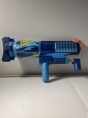 Super Soaker Quick Blast Water Gun Squirt Cannon Vintage 2007 Blue 63648 Hasbro