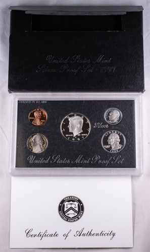 1997-S U.S. Mint Silver Proof Set OGP and COA - 第 1/3 張圖片