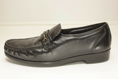 Florsheim Penny Loafer Mens Size 10.5 D Black Leather Shoes‎ Slip-On Leather FLS Florsheim Shoes Mens 10.5 3E Penny Loafers Black Leather  main image 3
