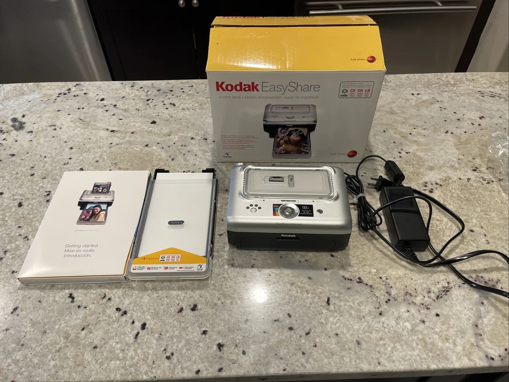 Kodak EasyShare Digital Photo Printer Dock Station With Original Box & Instr.