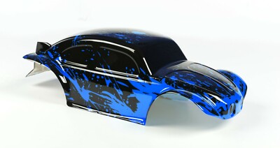 Custom Buggy Body Muddy Blue for 1/8 RC Truck Thunder Tiger MT4 G3 HPI Savage