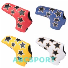1pc Stars Design Golf Blade Putter Head Cover with Magnetic Closure