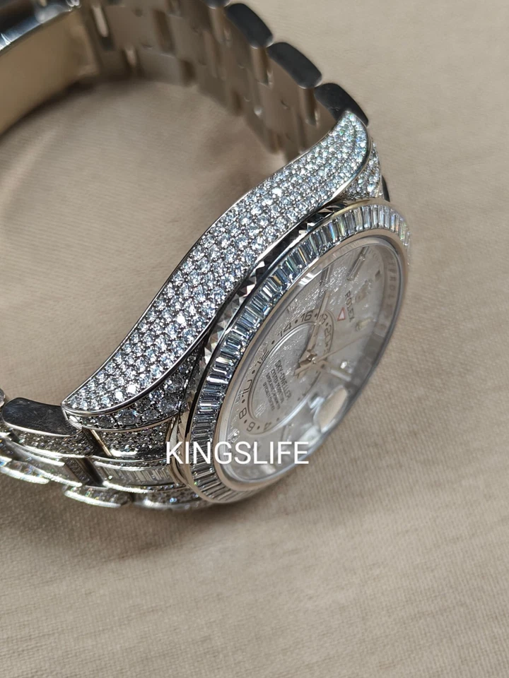 Rolex Sky Dweller 326959TBR белое золото с заводскими бриллиантами - Изображение 3 из 4