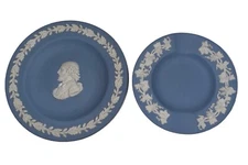 Lot Of 2 Edgewood Pieces Small 4.5” Dish w Shakespears & Ashtray 3.5”