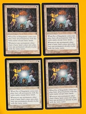 MTG EYE OF SINGULARITY (x 4) Visions (OldManMTG 005-629)