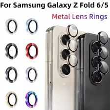 Protezione obiettivo fotocamera per Samsung Galaxy Z Fold5 Fold6 5G anello metallo cover tappi
