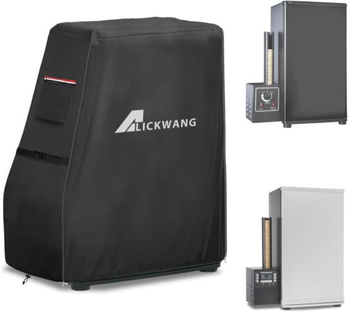 Electric Smoker Cover,Outdoor Heavy For Bradley 4-Rack Digital Smoker, Black