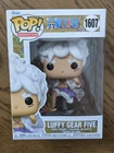 IN HAND SMALL FLAW - Funko Pop One Piece Luffy Gear Five 5 w Soft Protector 1607