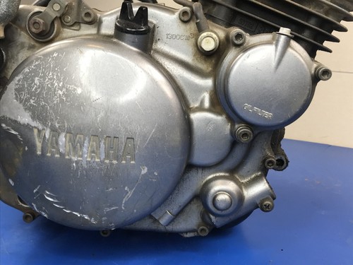 92 Yamaha XT350 XT 350 Complete Engine Motor Cylinder Head Cases Bottom End - Foto 4 di 18