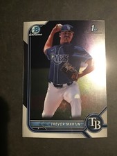 2022 Bowman Draft Trevor Martin 1st Bowman Chrome Tampa Bay Rays