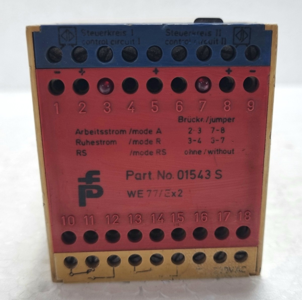 Pepperl + Fuchs WE77/Ex2 Switch Amplifier 01543S - EX-79/2043X | eBay