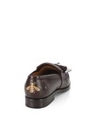 100% AUTH NEW MEN GUCCI QUEERCORE BROWN LEATHER TASSEL DRIVERS/LOAFERS UK 8/US 9 — photo 2