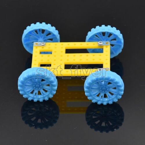 77pcs Plastic Gear Gearbox 130DC Motor DIY Wheel Drive Car Robot Belt Pulley - Picture 4 of 7