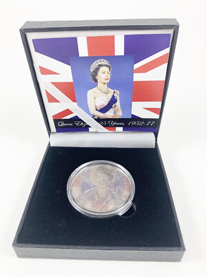 Queen Elizabeth II Commemorative Copper-Nickel Coin Silver Jubilee