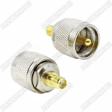 1x SMA Female to UHF PL-259 Male Plug Adapter SMA-UHF PL259 Connector Converter