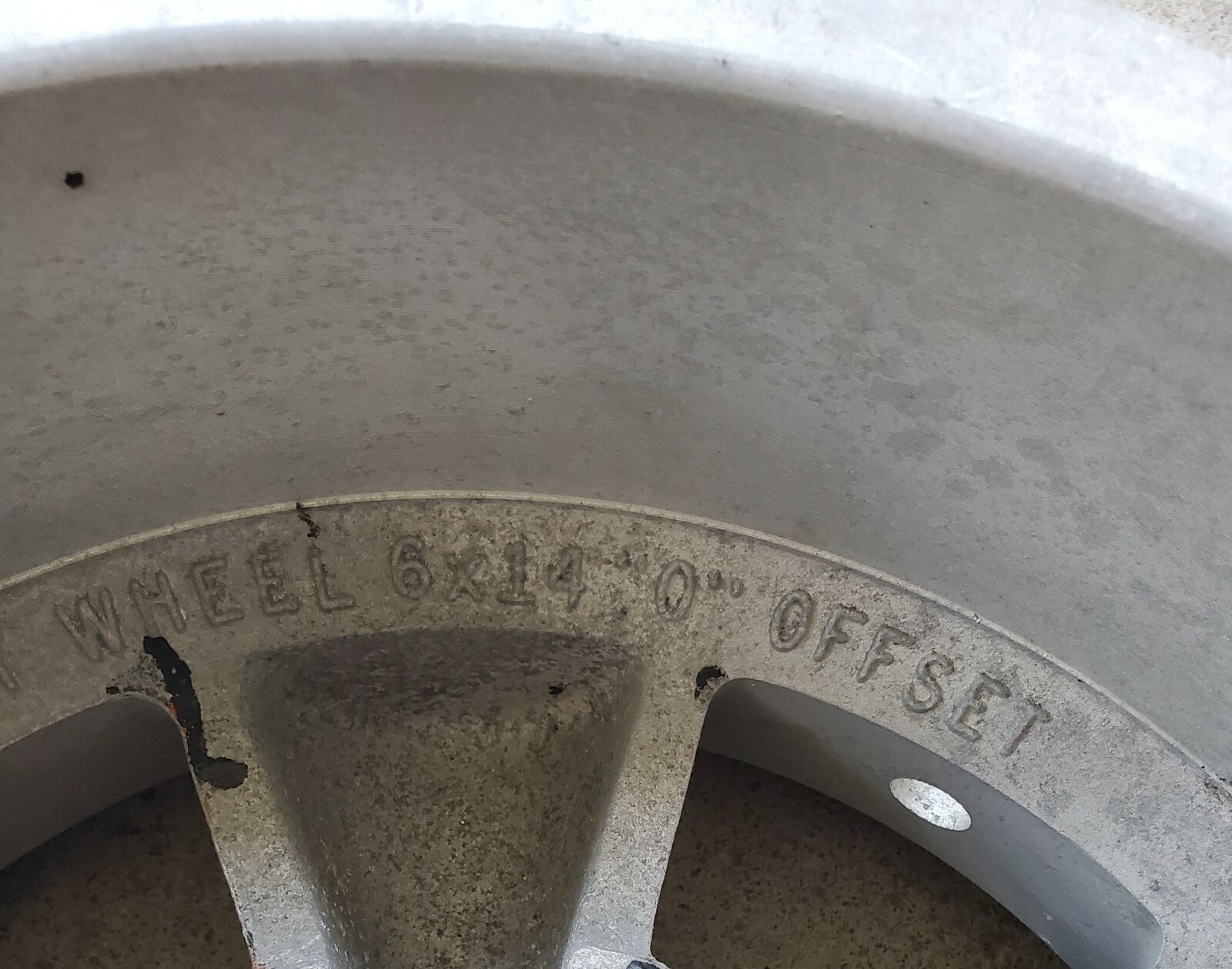 American Racing Equipment Alum Toro Thrust Wheel 6x14 "0" Off Set