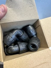 PARKER TRANSAIR 6602 17 00 TUBE FITTING 90 DEGREE ELBOW 17MM (LOT OF 5) NEW