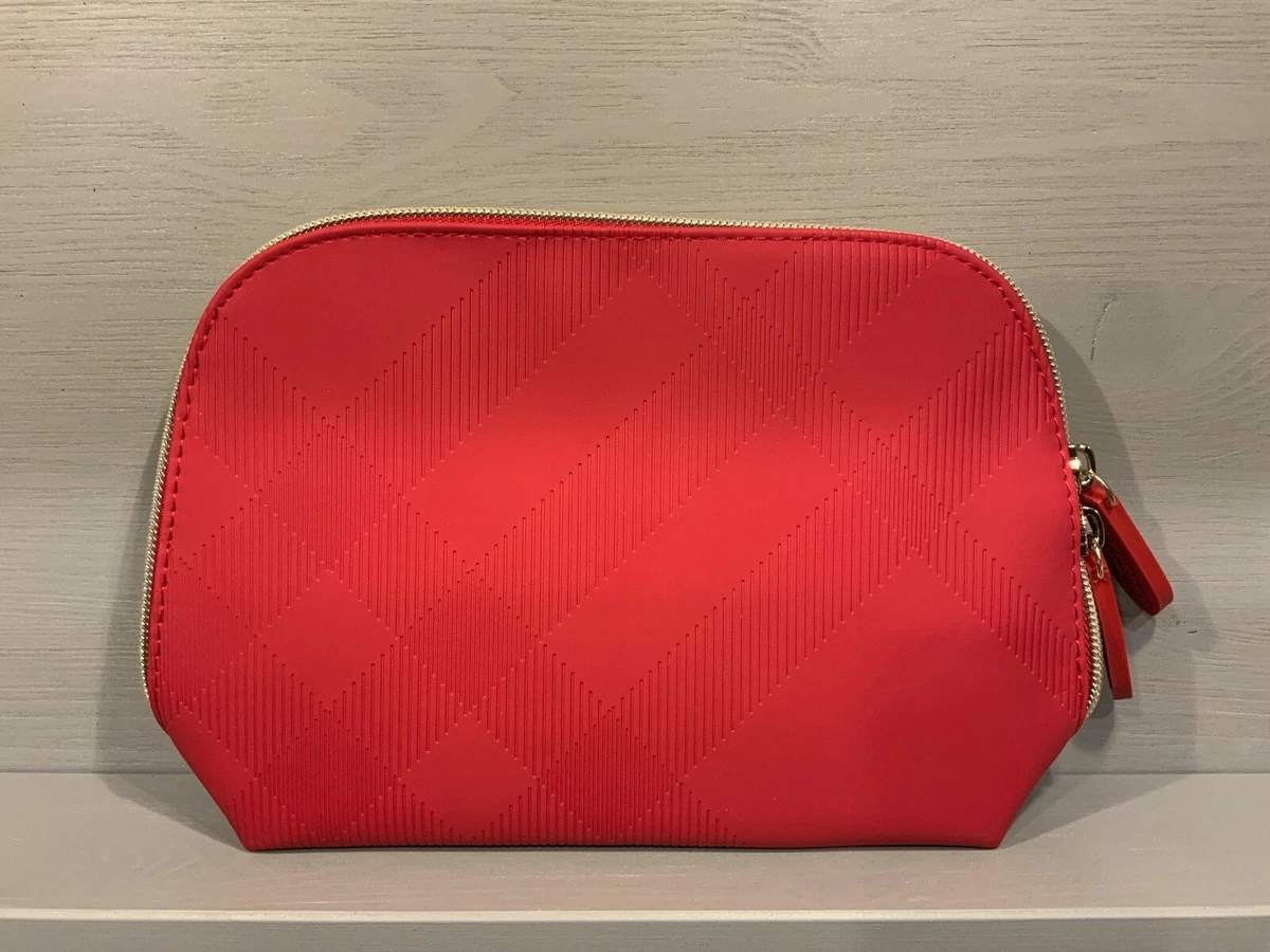 Burberry Beauty Pouch for Women - Red