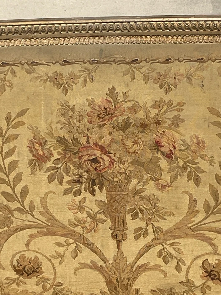 Luis XVI Settee y Par Fauteuil-Aubusson Tapiz-Arquero Parr III Duque de Duval Foto 4 de 4