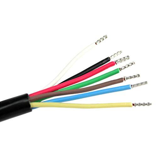 as - Schwabe Cavo per automobili 7x1 - 12 V connessione per esterni e caravan -