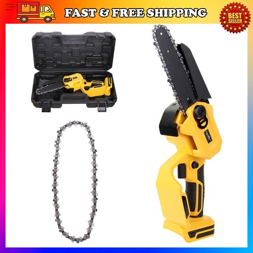 Cordless Chainsaw for Dewalt 20V Max Battery 6" Handheld Pruning Saw