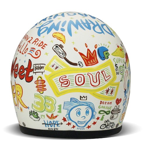 DMD Jet Retro Low Profile Open Face Motorcycle Helmet - All Colours - Picture 113 of 154