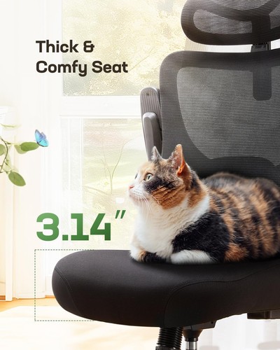 Marsail Ergonomic Office Chair: Office Computer Desk Chair with High Back Mes... - 第 6/8 張圖片