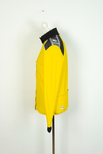 ASSOS Vintage Cycling Jacket Thermal Jersey Mens Yellow Size TIR XL - Picture 4 of 9