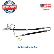  Rack To Pump Power Steering Pressure Hose LF20 PUMP Fit:BMW E46 323 325 328 330